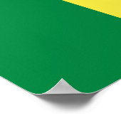 Senegal Flag Poster (Ecke)
