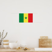 Senegal Flag Poster (Küche)