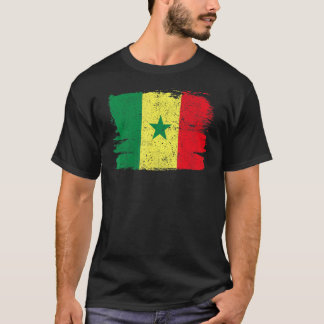 Senegal Flag Priesterfreundschaft Proud Peace Vint T-Shirt