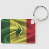 Senegal Flag Schlüsselanhänger (Vorderseite)