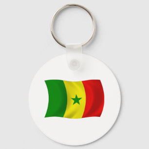 Senegal Flag Schlüsselanhänger