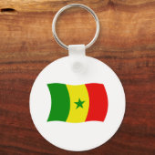 Senegal Flag Schlüsselanhänger (Vorderseite)