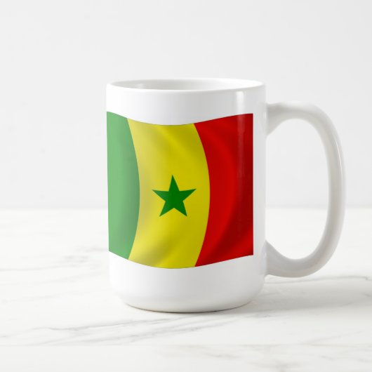 Senegal Flag Tasse (Rechts)