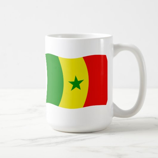 Senegal Flag Tasse (Rechts)