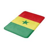 Senegal-Flagge Badematte (Schrägansicht)