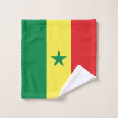 Senegal-Flagge Badhandtuch Set (Waschlappen)