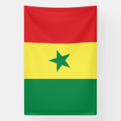 Senegal-Flagge Banner (Vertikal)