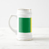 Senegal-Flagge Bierglas (Links)