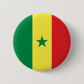 Senegal-Flagge Button (Vorderseite)