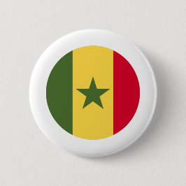 Senegal-Flagge Button