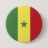 Senegal-Flagge Button (Vorderseite)