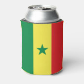 Senegal-Flagge Dosenkühler (Kanne Rückseite)