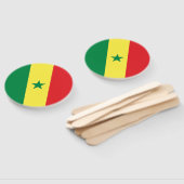Senegal-Flagge Fächer (Non-assembled)