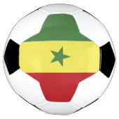 Senegal-Flagge Fußball (Gedreht)