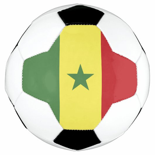 Senegal-Flagge Fußball (Vorderseite)