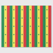 Senegal-Flagge Geschenkpapier (Flach)