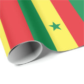 Senegal-Flagge Geschenkpapier (Rolleneckpunkt)