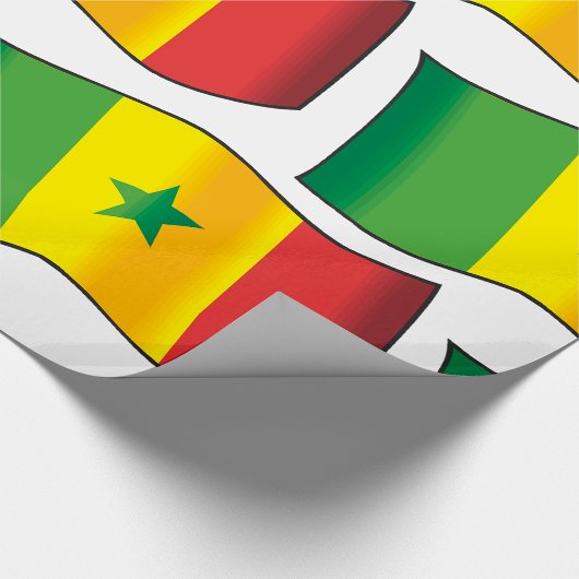 Senegal-Flagge Geschenkpapier