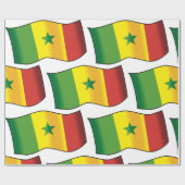 Senegal-Flagge Geschenkpapier (Flach)