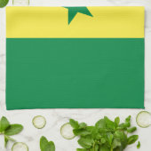 Senegal-Flagge Geschirrtuch (Gefaltet)