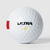 Senegal-Flagge Golfball (Logo)