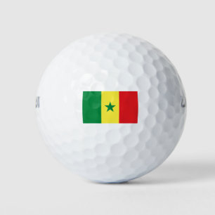 Senegal-Flagge Golfball