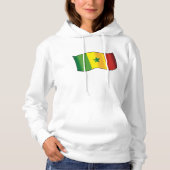 Senegal-Flagge Hoodie (Vorderseite)