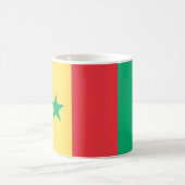 Senegal-Flagge Kaffeetasse (Mittel)