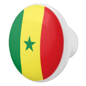 Senegal-Flagge Keramikknauf (Rechts)