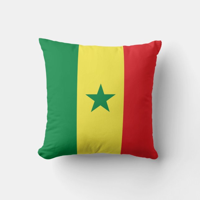 Senegal-Flagge Kissen (Vorderseite)