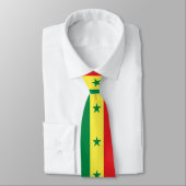 Senegal-Flagge Krawatte (Gebunden)