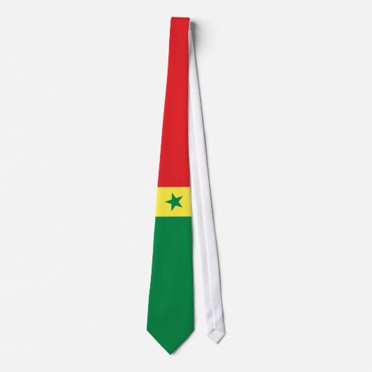 Senegal-Flagge Krawatte (Vorderseite)