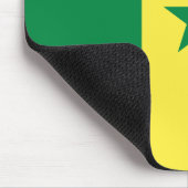Senegal-Flagge Mousepad (Ecke)