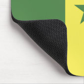 Senegal-Flagge Mousepad (Ecke)