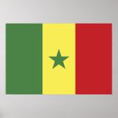 Senegal-Flagge Poster (Vorne)