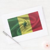 Senegal-Flagge Rechteckiger Aufkleber (Umschlag)