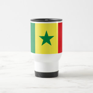 Senegal-Flagge Reisebecher