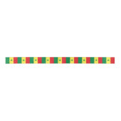 Senegal-Flagge Satinband (Vorderseite)