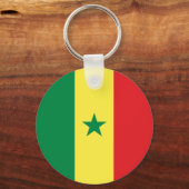 Senegal-Flagge Schlüsselanhänger (Vorderseite)