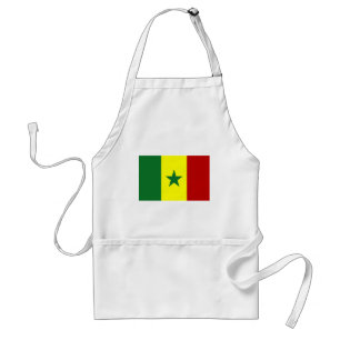 Senegal-Flagge Schürze