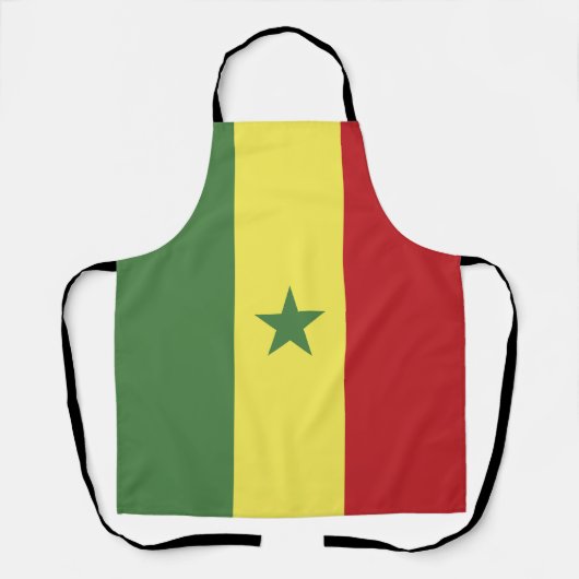 Senegal-Flagge Schürze (Vorderseite)
