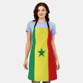 Senegal-Flagge Schürze (Getragen)