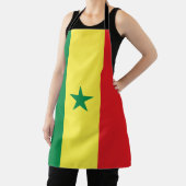Senegal-Flagge Schürze (InSitu)