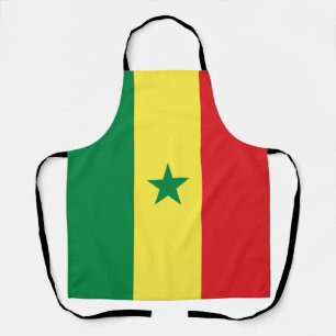 Senegal-Flagge Schürze