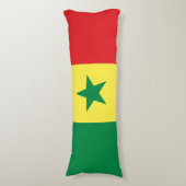 Senegal-Flagge Seitenschläferkissen (Vorderseite Vertikal)