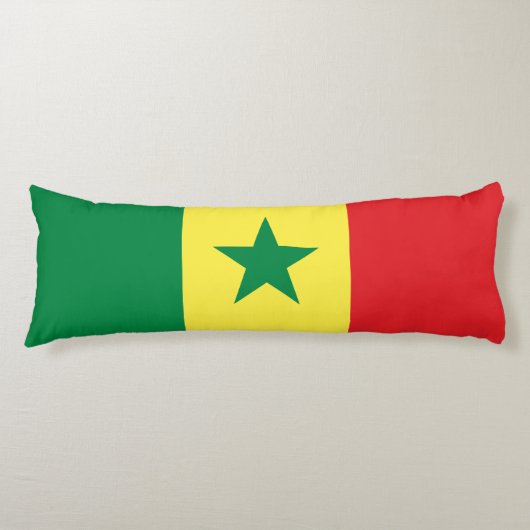 Senegal-Flagge Seitenschläferkissen (Vorderseite)