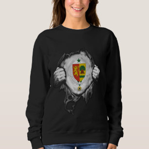 Senegal-Flagge, Senegal-Land Sweatshirt