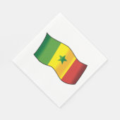 Senegal-Flagge Serviette (Ecke)
