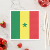 Senegal-Flagge Serviette (Beispiel)