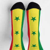 Senegal-Flagge Socken (Oben)